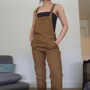 Olive Aerie Overalls